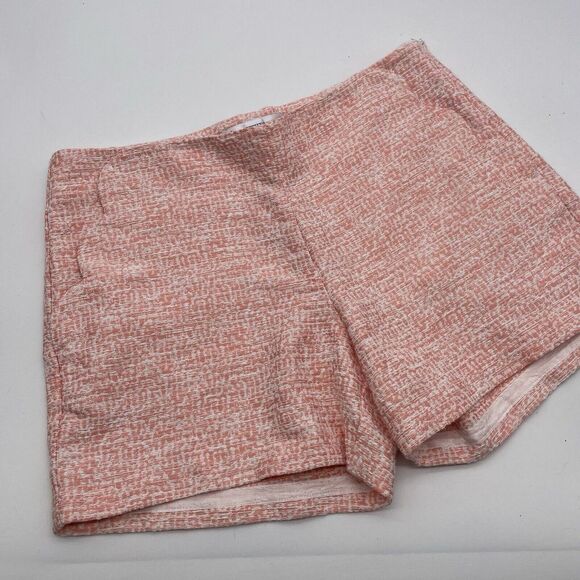 Southern Tide Womens 4" Chino Short Peach White Polyester Blend - Picture 1 of 5